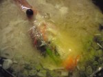 Prawn in miso&nbsp;soup