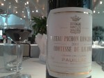 2001 Pichon Lalande at La&nbsp;Barca