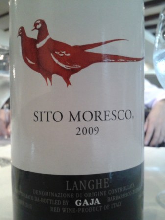 2009 Gaja Langhe Sito Moresco