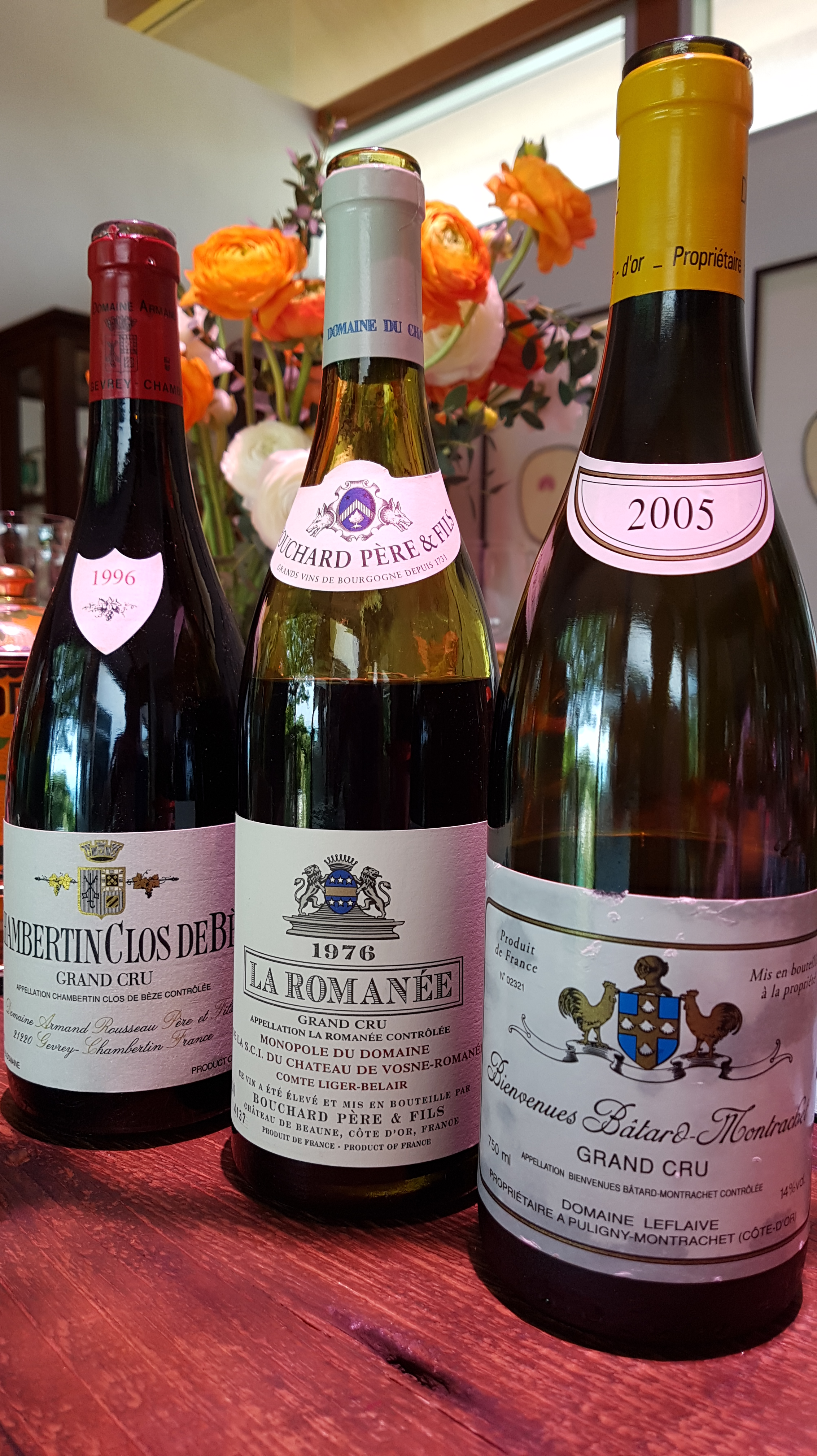 Bouchard Père & Fils ラ・ロマネ 1996年 1996 Rousseau Chambertin-Clos de Bèze, 1976 Bouchard Père et Fils