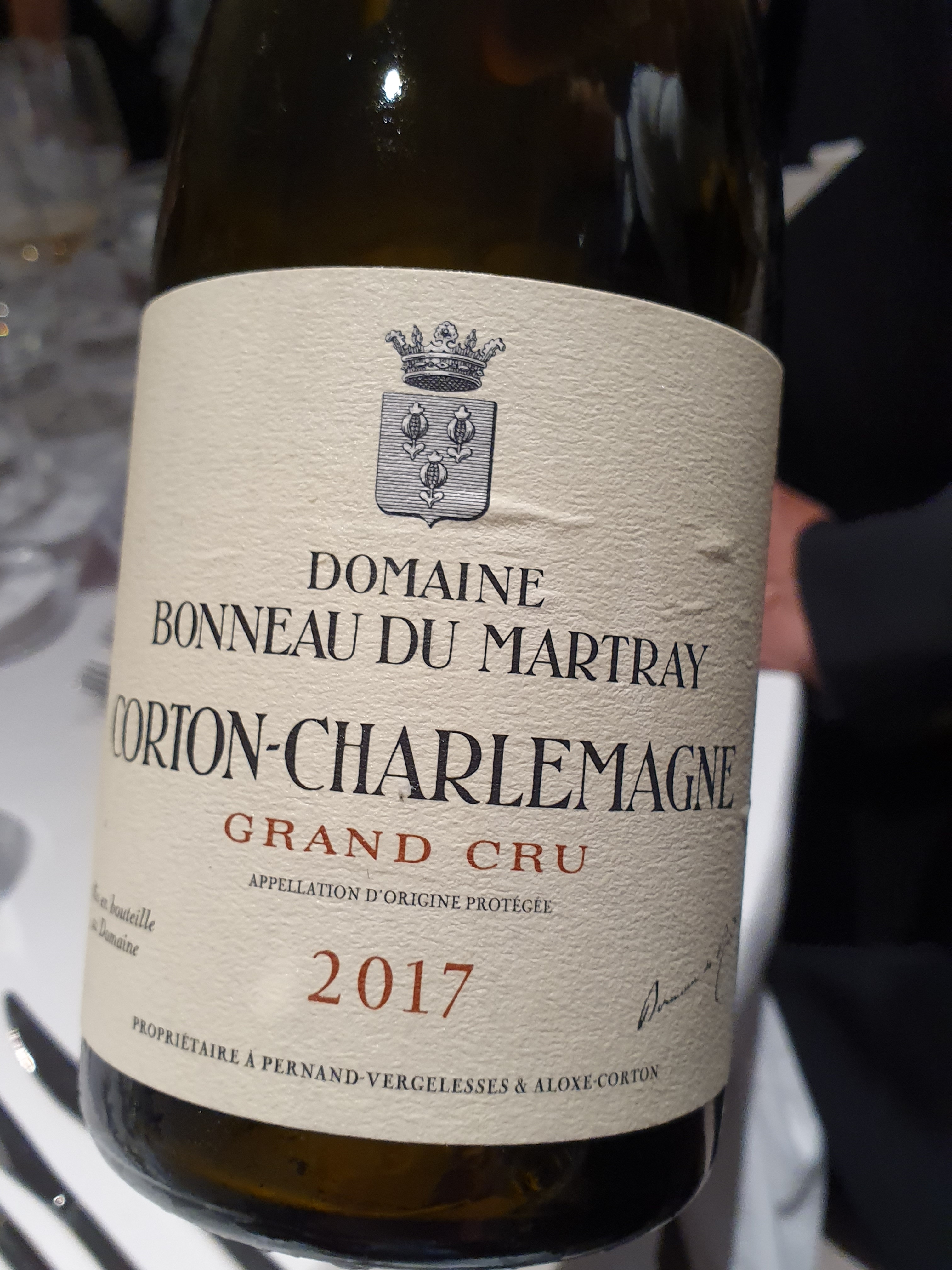 FICOFI: Domaine Bonneau du Martray Corton-Charlemagne 2017, 2011